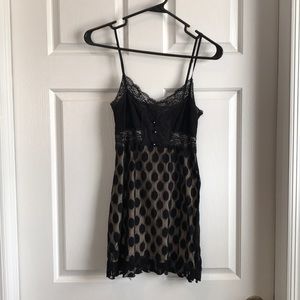 Guess black lingerie/night out tank size Small